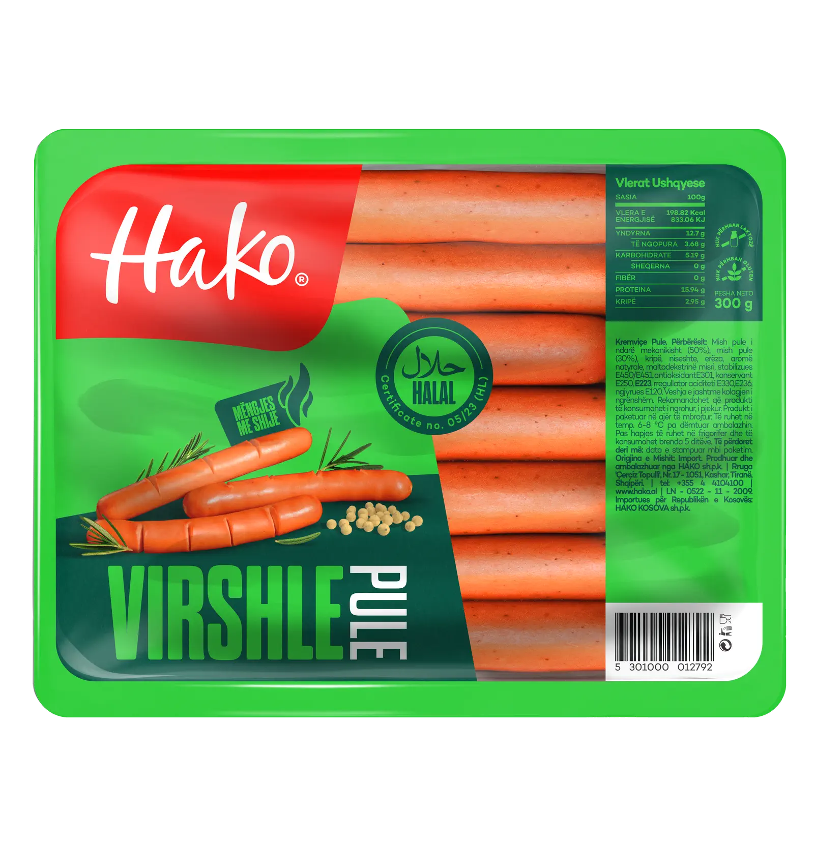 Hako, Virshlle pule 300g & 600g